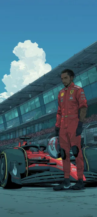 Trackside Legend phone wallpaper