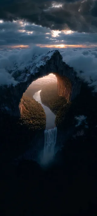 The Gateway of the Ancients phone wallpaper