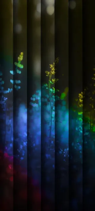 ​Prismatic Forest Strips phone wallpaper