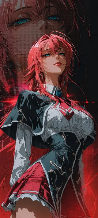 Red-Haired Officer phone wallpaper