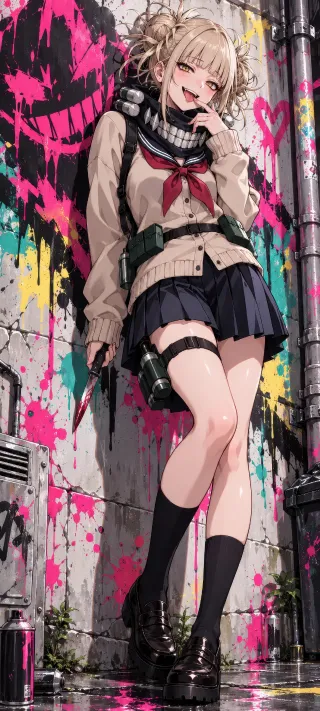 Himiko Toga in Color phone wallpaper