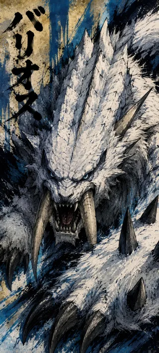 White Shadow of the Snowy Peaks phone wallpaper