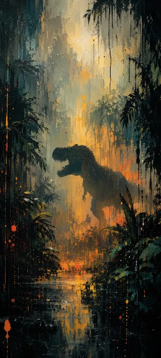 Dawn of the Lost Jungle phone wallpaper