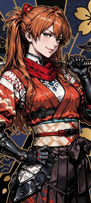 Neon Genesis Ronin phone wallpaper