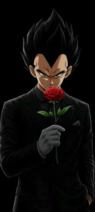 Rose of a Saiyan phone wallpaper