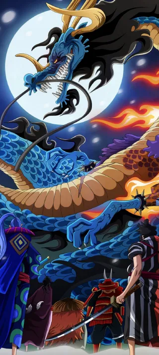 Kaïdo - One Piece phone wallpaper