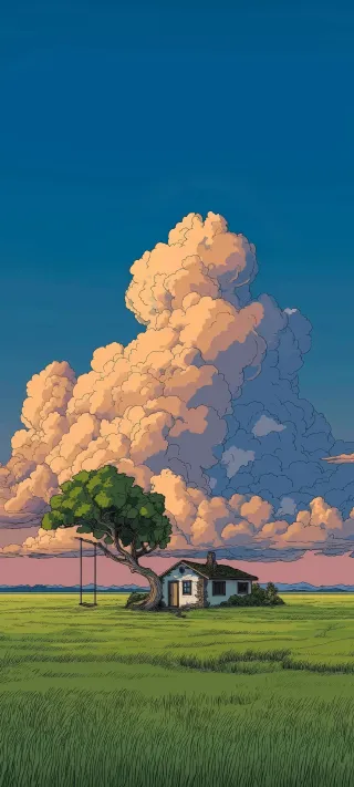 Boundless Summer Horizon phone wallpaper