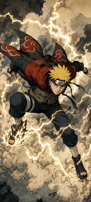 Naruto of the Leaf phone wallpaper
