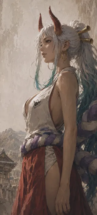 Yamato of Wano phone wallpaper