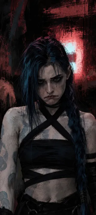 Jinx's Obsession phone wallpaper