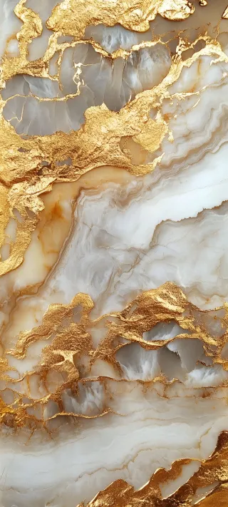 Golden Marble phone wallpaper