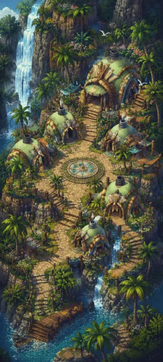 Haven of the Besaid Island phone wallpaper