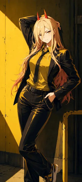 Power in Yellow phone wallpaper