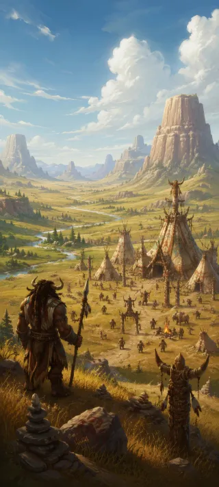 Plains of Mulgore phone wallpaper