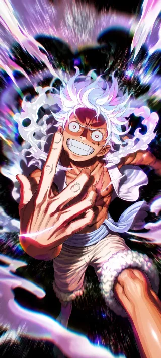 The Laughing Storm Luffy phone wallpaper