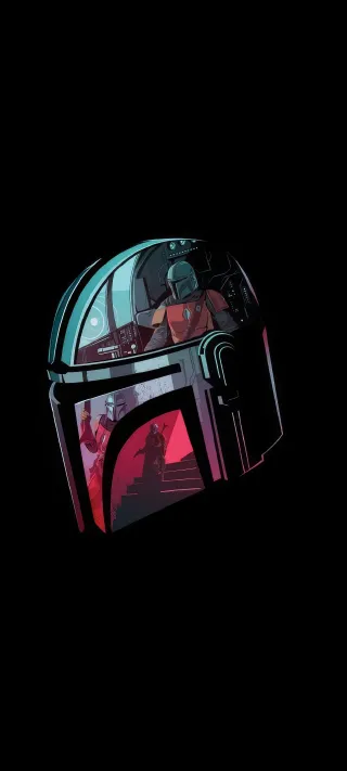 Helmet of the Lone Guardian phone wallpaper