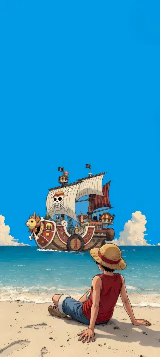 Where Dreams Set Sail on Blue Horizons phone wallpaper