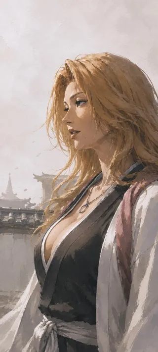 Rangiku Matsumoto at Seireitei phone wallpaper