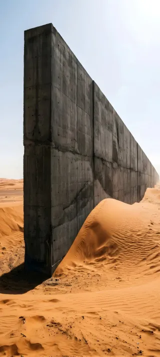 Monolith in the Dunes phone wallpaper