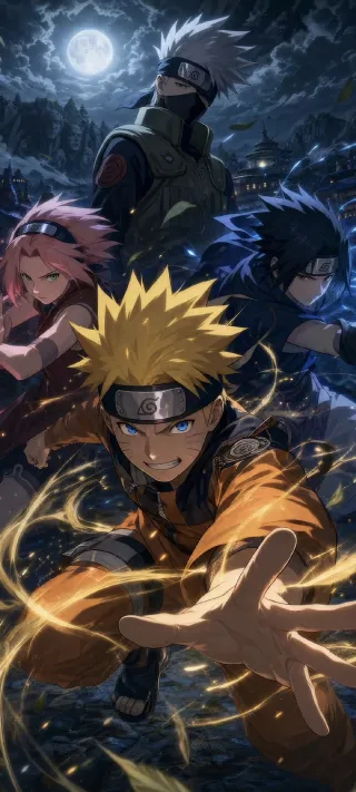 Spirits of the Hidden Leaf phone wallpaper