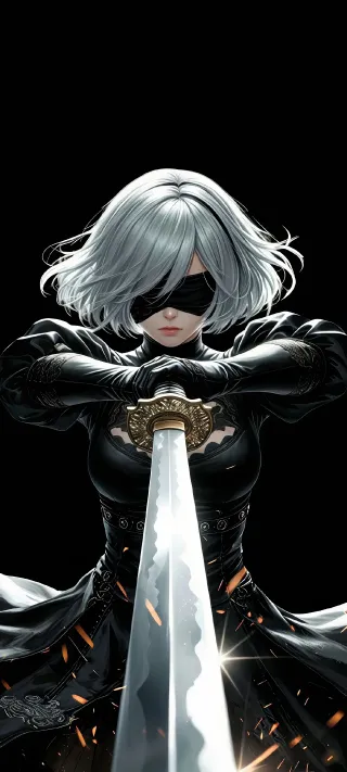 2B at Rest phone wallpaper