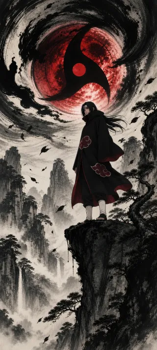 Itachi Before the Sharingan phone wallpaper