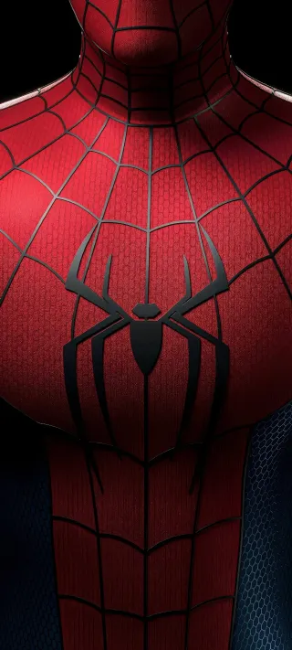 Red Suit Study phone wallpaper