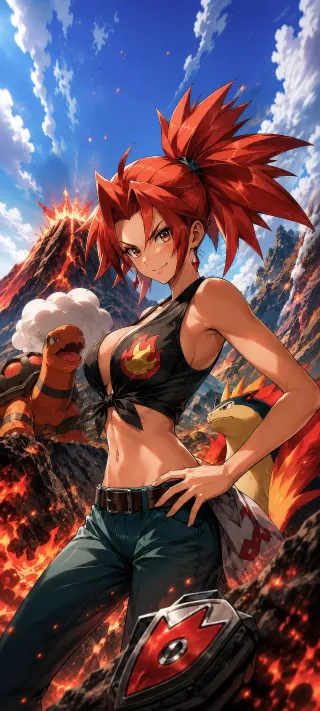 Mela of Team Star phone wallpaper