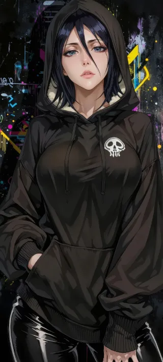 Nocturne in a Hoodie phone wallpaper