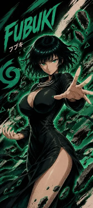 Fubuki Psychic Power phone wallpaper