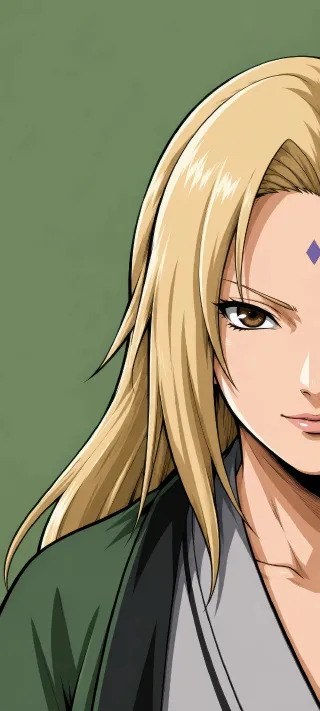 Tsunade of the Sannin phone wallpaper