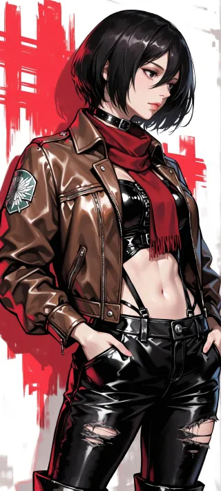 Crimson Scarf Vanguard phone wallpaper