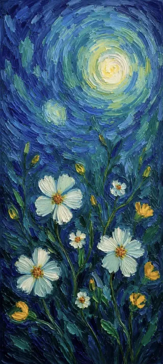 Nocturne in Blue phone wallpaper