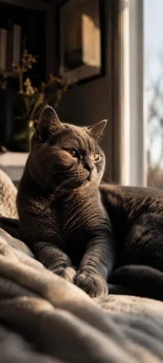 The Gentle Warmth of a Lazy Afternoon phone wallpaper