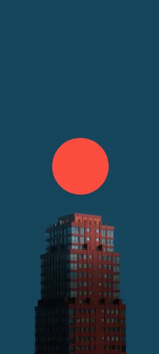 Crimson Sol Over Tower phone wallpaper