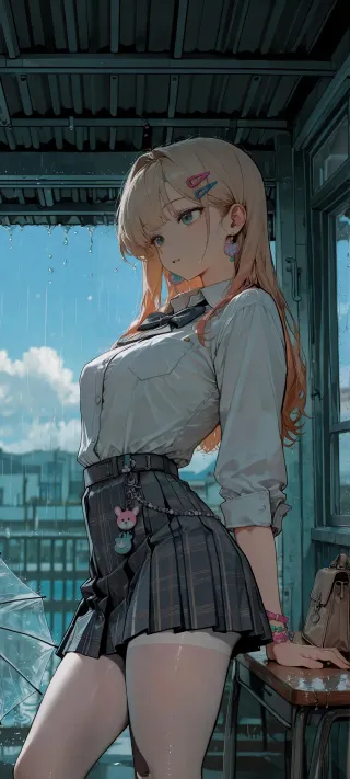 Shelter from the Summer Rain phone wallpaper