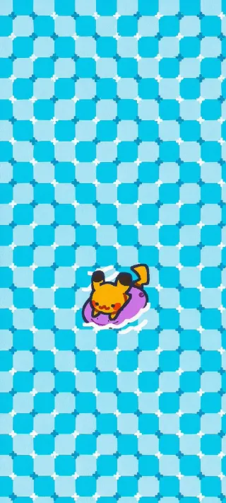 Pikachu on a Float phone wallpaper