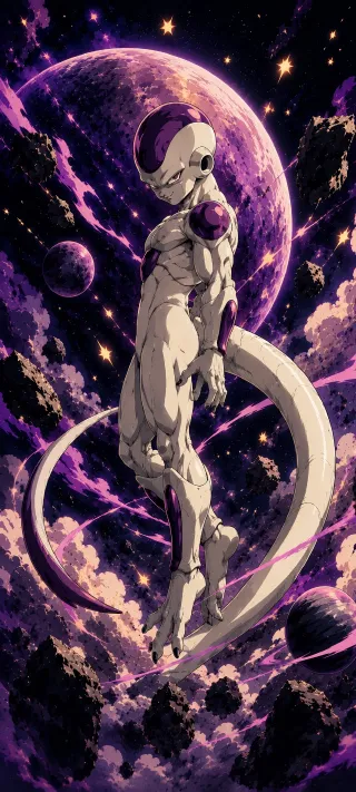 Frieza Among the Planets phone wallpaper