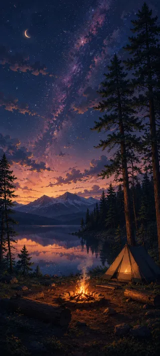 ​The Hearth of the Wilderness phone wallpaper