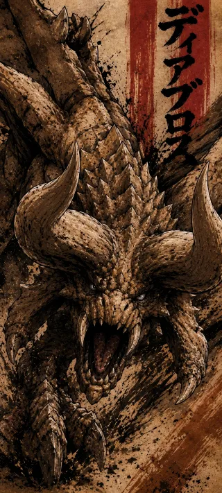 Tyrant of Scaled Fury phone wallpaper