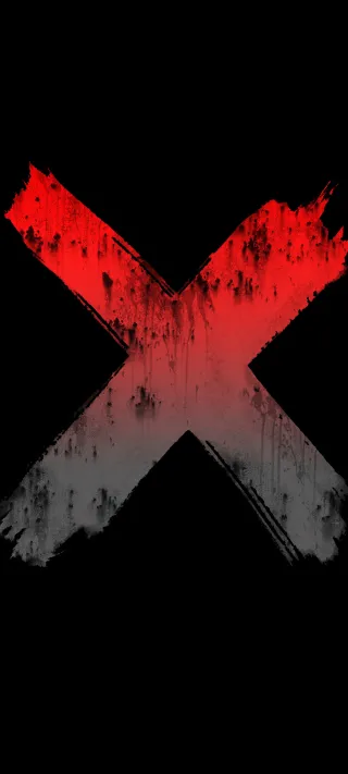 Crossed Paintstroke phone wallpaper