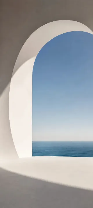 Archway to the Sea phone wallpaper