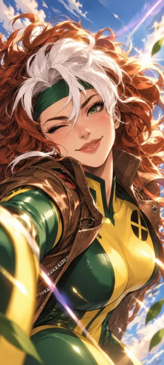Rogue in Sunlight phone wallpaper