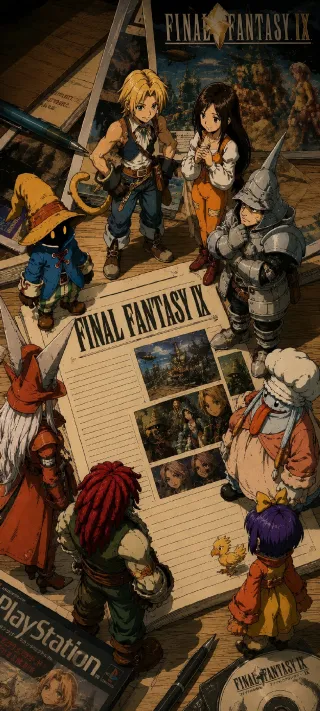 Classic PlayStation RPG Memories phone wallpaper
