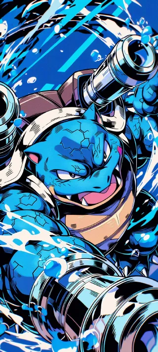Blastoise's Anger phone wallpaper