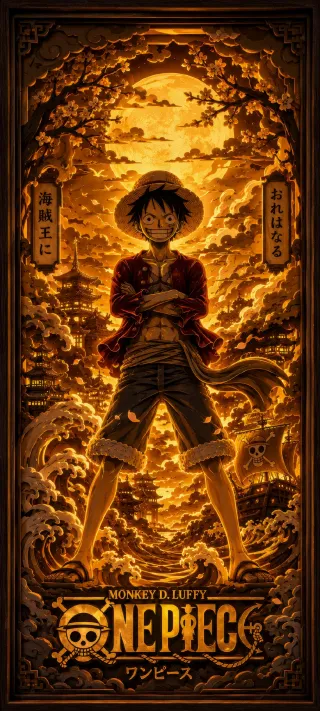 Monkey D. Luffy phone wallpaper