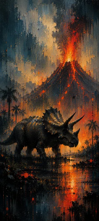 Primal Inferno: Age of Dinosaurs phone wallpaper
