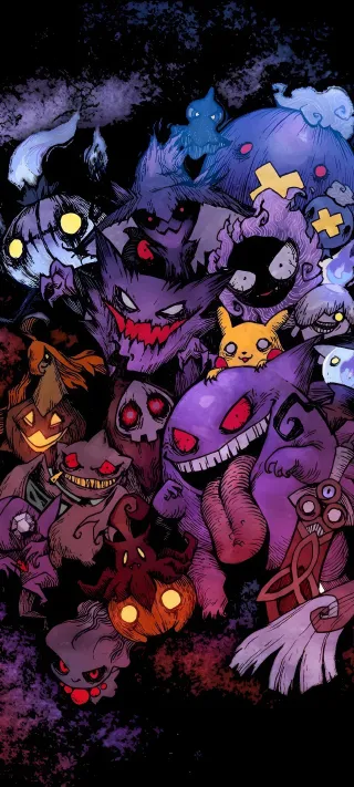 The Haunted Assembly of the Lavender Tower phone wallpaper
