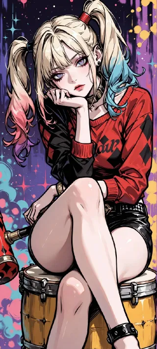 Mischief on the Drum phone wallpaper