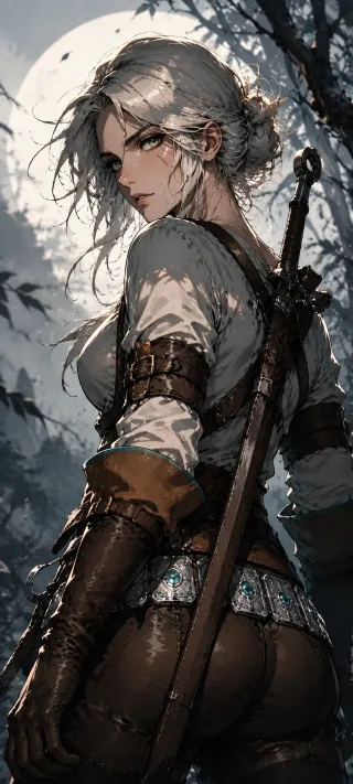 The Witcher’s Child phone wallpaper